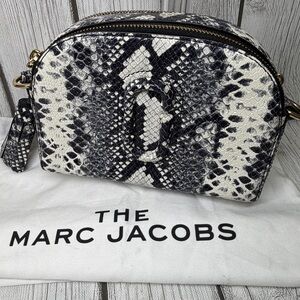 PRE LOVED Marc Jacob Python-Embossed Shutter Camera Crossbody